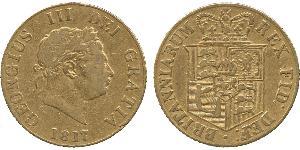 1/2 Sovereign Reino Unido de Gran Bretaña e Irlanda (1801-1922) Oro Jorge III (1738-1820)