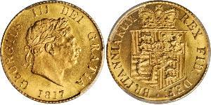 1/2 Sovereign Reino Unido de Gran Bretaña e Irlanda (1801-1922) Oro Jorge III (1738-1820)