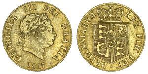 1/2 Sovereign Reino Unido de Gran Bretaña e Irlanda (1801-1922) Oro Jorge III (1738-1820)