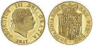 1/2 Sovereign Reino Unido de Gran Bretaña e Irlanda (1801-1922) Oro Jorge III (1738-1820)