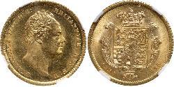 1/2 Sovereign 大不列颠及爱尔兰联合王国 (1801 - 1922) 金 威廉四世 (英國)