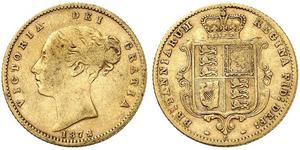 1/2 Sovereign 澳大利亚 金 维多利亚 (英国君主)