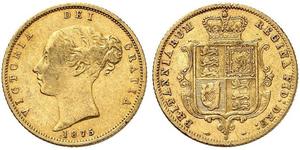 1/2 Sovereign 澳大利亚 金 维多利亚 (英国君主)