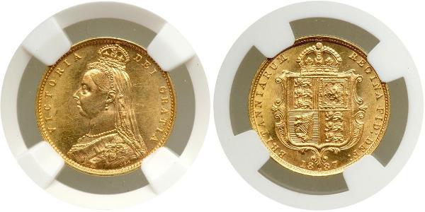 1/2 Sovereign 澳大利亚 金 维多利亚 (英国君主)