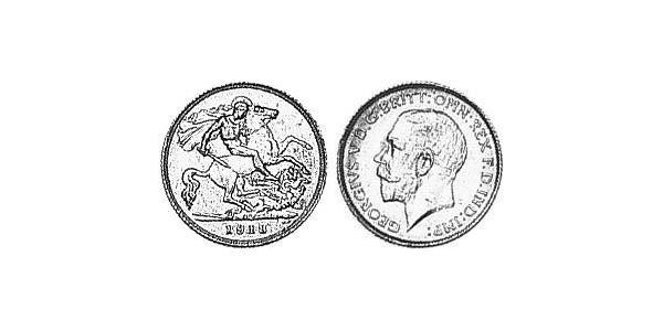 1/2 Sovereign 澳大利亚 金 乔治五世  (1865-1936)