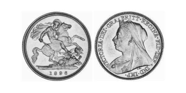 1/2 Sovereign 澳大利亚 金 维多利亚 (英国君主)