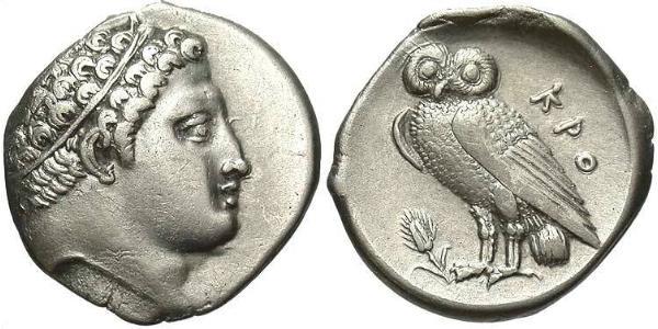 1/2 Stater Republica Helenica (1974 - ) Plata 