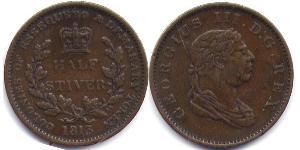 1/2 Stiver United Kingdom of Great Britain and Ireland (1801-1922) Copper George III (1738-1820)