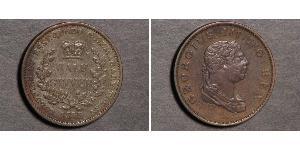 1/2 Stiver 大不列颠及爱尔兰联合王国 (1801 - 1922) 銅 喬治三世 (1738-1820)