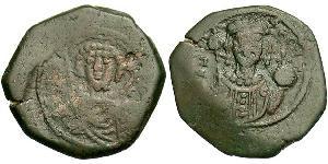 1/2 Tetarteron 拜占庭帝国 青铜 Manuel I Komnenos(1118-1180)