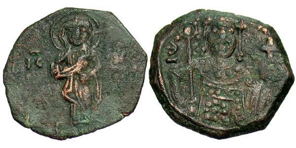 1/2 Tetarteron 拜占庭帝国 青铜 John II Comnenus (1087-1143)