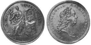 1/2 Thaler Augsbourg (1276 - 1803) Argent François Ier du Saint-Empire(1708-1765)