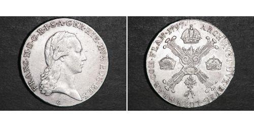 1/2 Thaler Austrian Netherlands (1713-1795) Argent Francis II, Holy Roman Emperor (1768 - 1835)