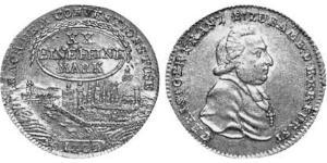 1/2 Thaler Prince-Bishopric of Bamberg (1245–1802) Argent 
