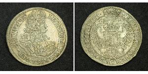 1/2 Thaler Royaume de Hongrie (1000-1918) Argent Léopold Ier de Habsbourg(1640-1705)