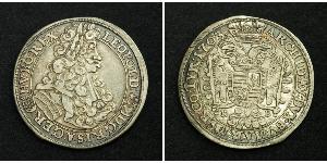 1/2 Thaler Royaume de Hongrie (1000-1918) Argent Léopold Ier de Habsbourg(1640-1705)