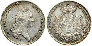 1/2 Thaler Électorat de Bavière (1623 - 1806) Argent Charles Théodore de Bavière (électeur) (1724 - 1799)