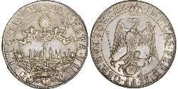 1/2 Thaler Augusta (Germania) (1276 - 1803) Argento Ferdinando II d