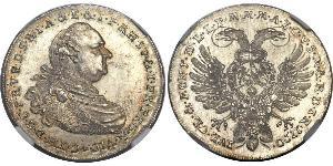 1/2 Thaler Elettorato di Baviera (1623 - 1806) Argento 