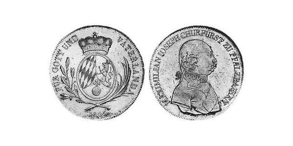 1/2 Thaler Elettorato di Baviera (1623 - 1806) Argento 
