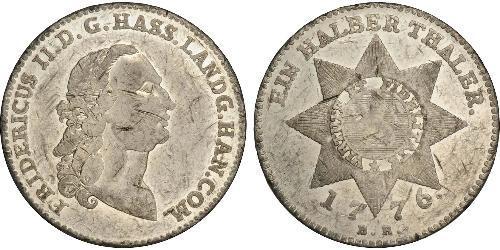 1/2 Thaler Germania Argento 