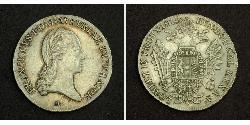 1/2 Thaler Impero austriaco (1804-1867) Argento Francis II, Holy Roman Emperor (1768 - 1835)