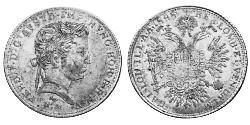 1/2 Thaler Impero austriaco (1804-1867) Argento 