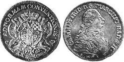 1/2 Thaler Margraviato di Baden-Durlach (1535 - 1771) Argento 