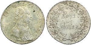 1/2 Thaler Regno di Baviera (1806 - 1918) Argento 