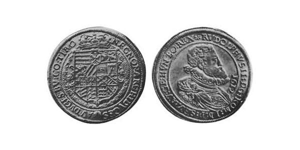 1/2 Thaler Sacro Romano Impero (962-1806) Argento Rodolfo II del Sacro Romano Impero (1552 - 1612)