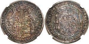 1/2 Thaler Salisburgo Argento 