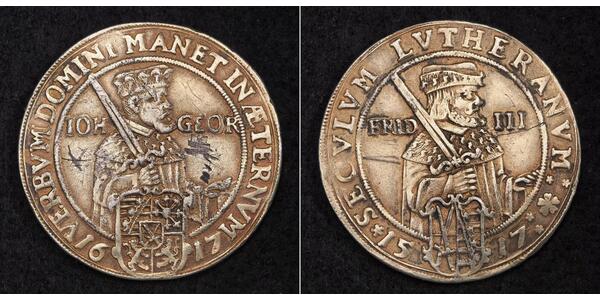 1/2 Thaler Stati federali della Germania Argento 