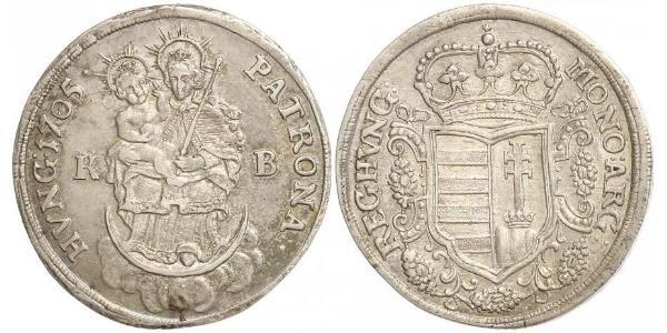 1/2 Thaler Ungheria Argento 