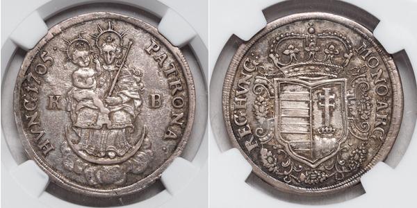 1/2 Thaler Ungheria Argento 