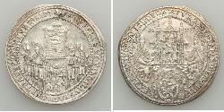 1/2 Thaler Austria Plata 