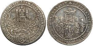 1/2 Thaler Austria Plata 