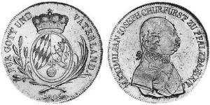 1/2 Thaler Electorate of Bavaria (1623 - 1806) Plata 