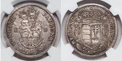 1/2 Thaler Hungría Plata 