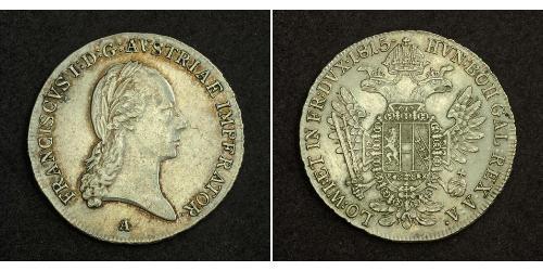 1/2 Thaler Imperio austríaco (1804-1867) Plata Francis II, Holy Roman Emperor (1768 - 1835)