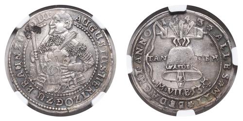 1/2 Thaler Principado de Brunswick-Wolfenbüttel (1269 - 1815) Plata 