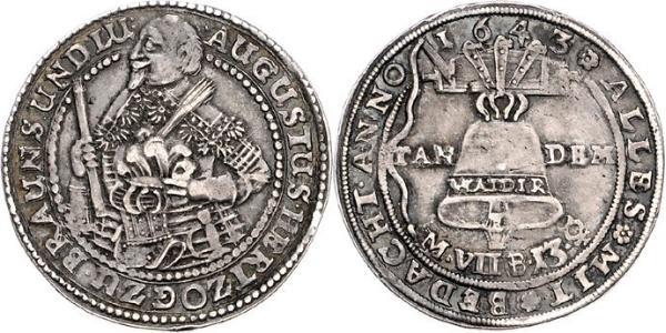 1/2 Thaler Principado de Brunswick-Wolfenbüttel (1269 - 1815) Plata 