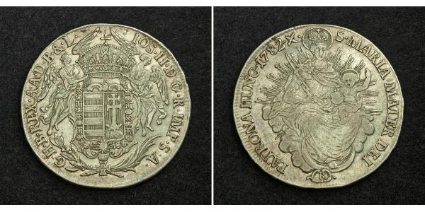 1/2 Thaler Reino de Hungría (1000-1918) Plata Maria Theresa of Austria (1717 - 1780)