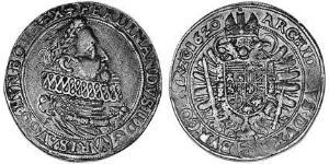 1/2 Thaler Sacro Imperio Romano (962-1806) Plata 