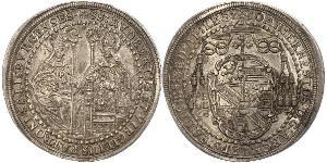 1/2 Thaler Salzburgo Plata 