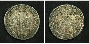 1/2 Thaler Salzburgo Plata 