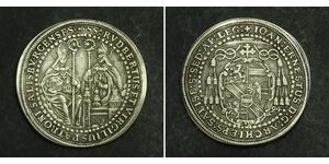 1/2 Thaler Salzburgo Plata 