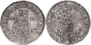 1/2 Thaler States of Germany Plata 