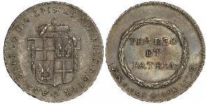 1/2 Thaler States of Germany Plata 