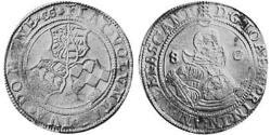 1/2 Thaler Anhalt (1212 - 1806) Silber Joachim Ernst (Anhalt)(1536 – 1586)