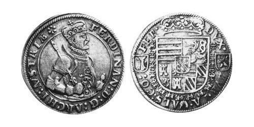 1/2 Thaler Elsass Silber Ferdinand II. (Tirol) (1529 – 1595)